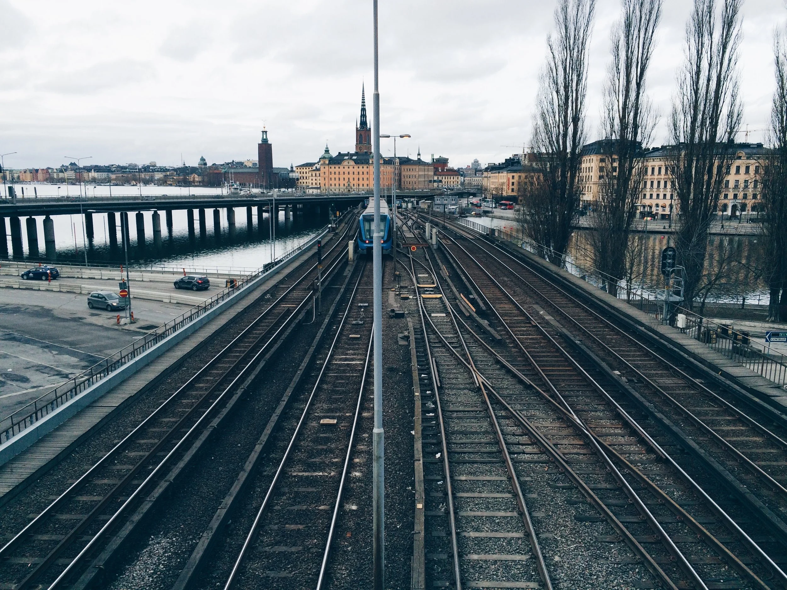 Slussen, Södermalm - not a pretty sight but a sight nevertheless.