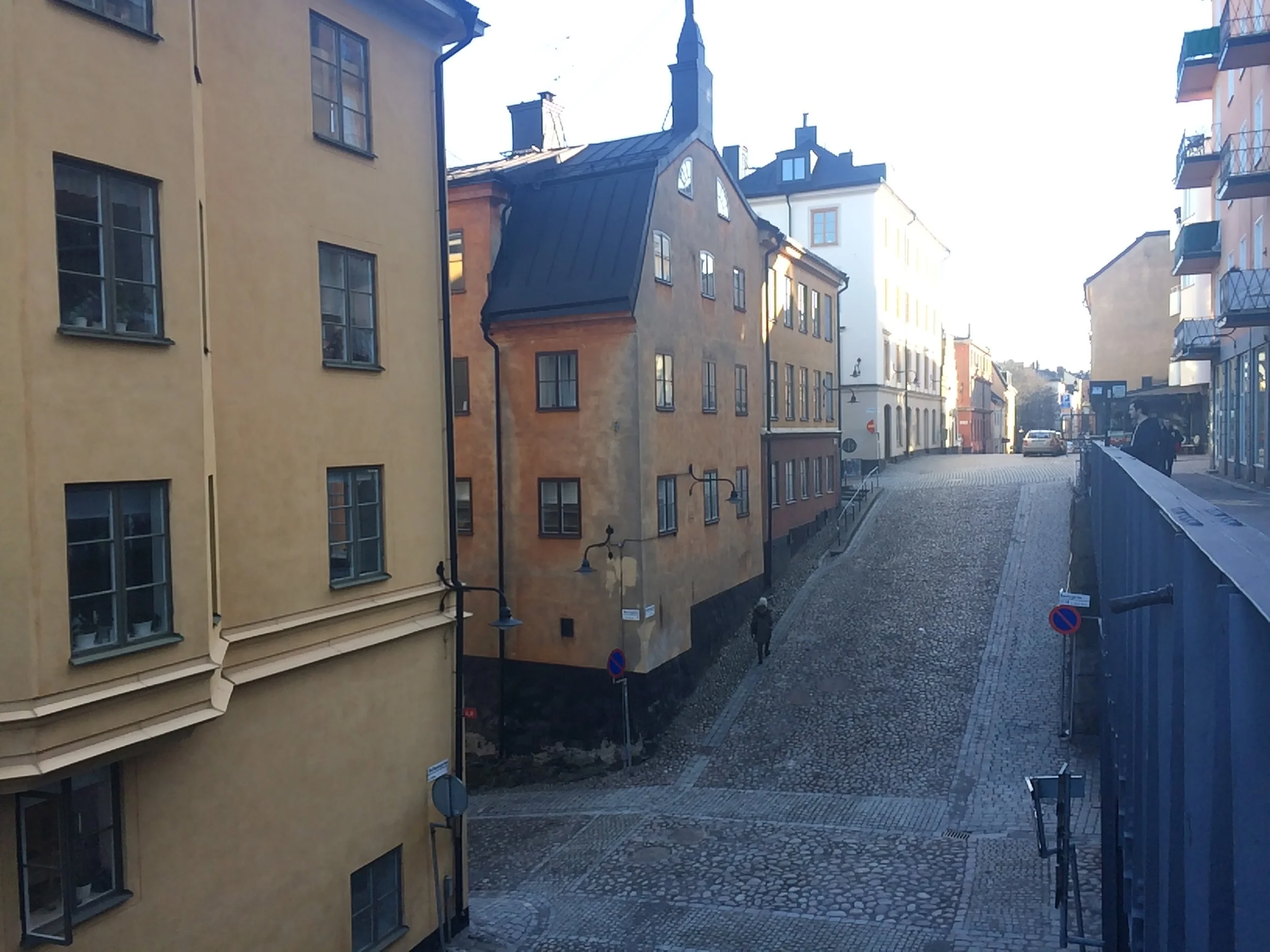 All of the old beautiful houses close to Mariatorget