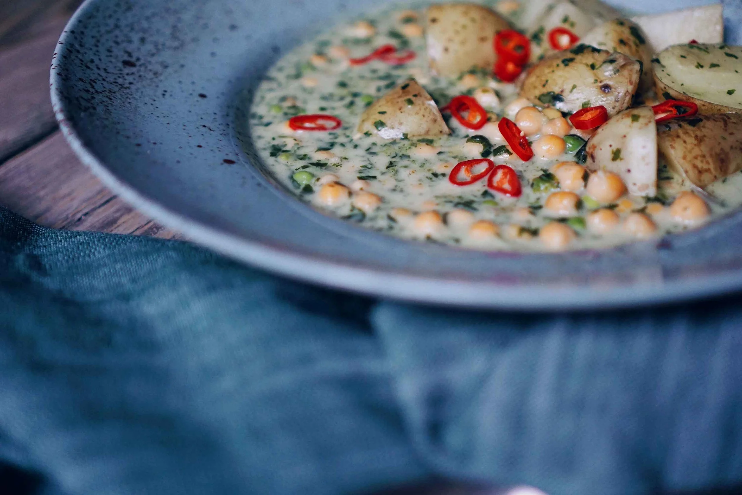 A close-up of all that comforting goodness.