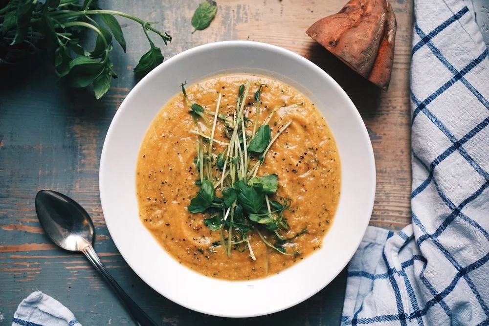 Sometimes we're smart and make a big bunch of soup that we eat for lunch during the week. But more often we're not that smart. 