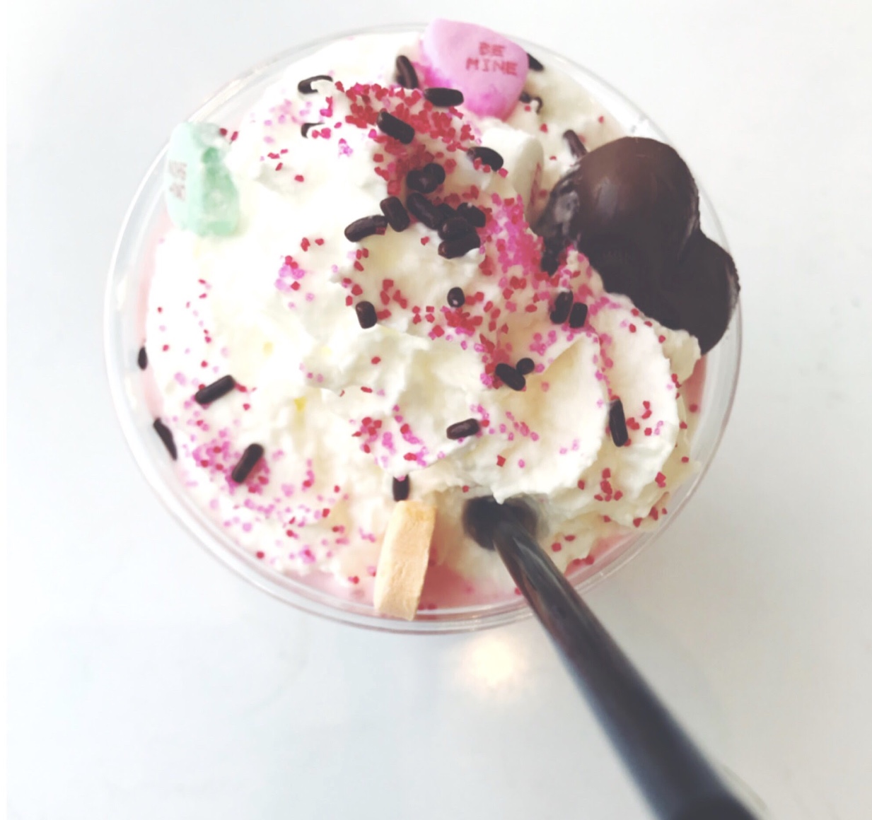 Valentine’s Strawberry Frappé