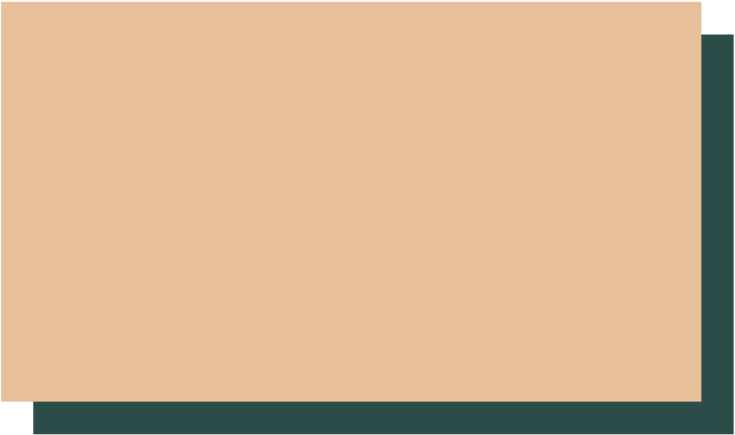 A beige-colored rectangular object with a dark green border at the bottom and sides, resembling a sign or banner.