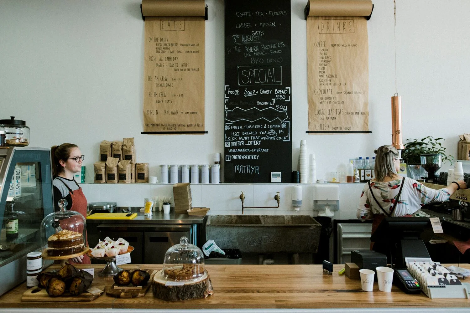 The menu is regularly updated to reflect seasonal changes in produce availability. Photo by Jenna Mason. 