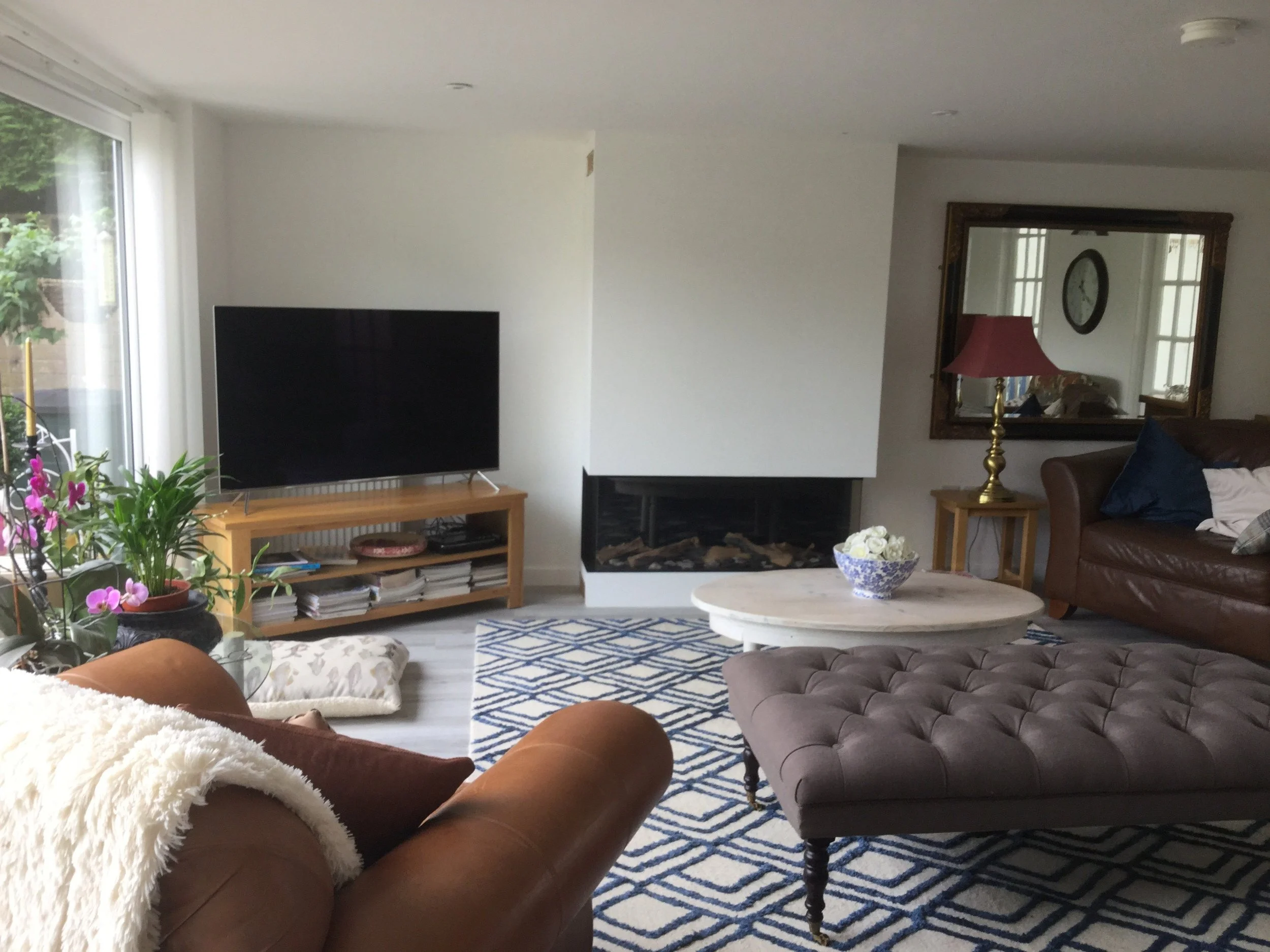 Completed double garage conversion