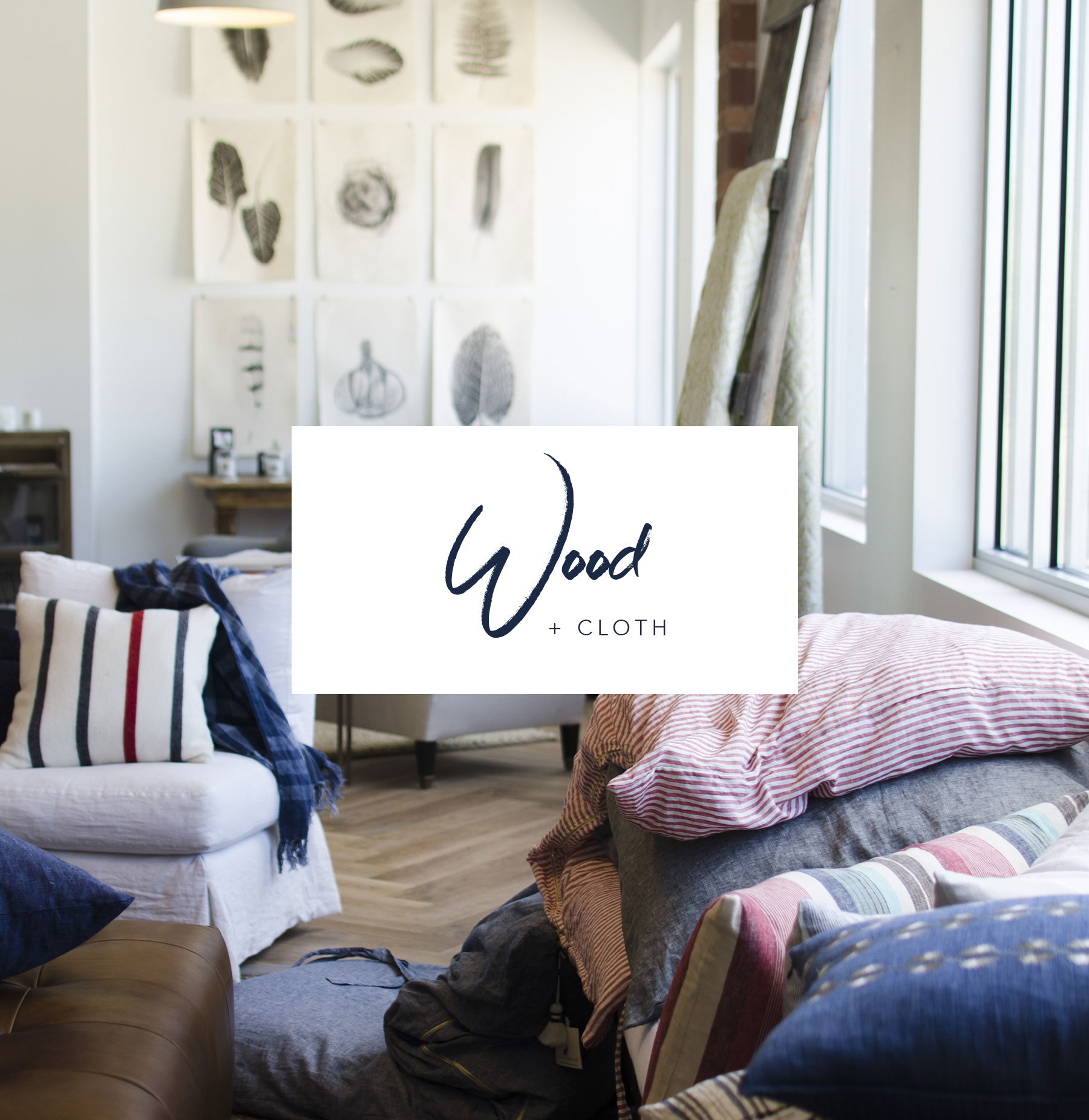 This place is in the same building as Darling (above) and I would move in if they let me. Aptly names Wood + Cloth , I couldn't get over the textures and materials of everything they carry. 