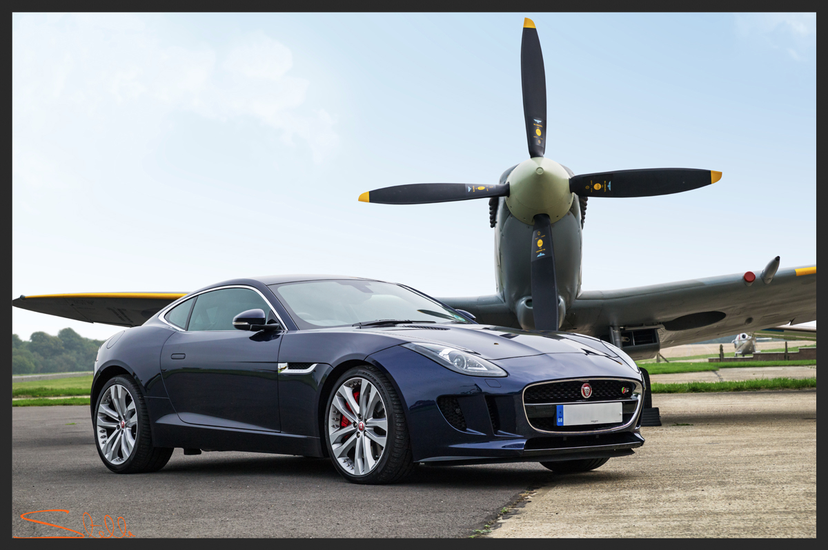 Stella Scordellis Spitfire and F-Type Jaguar