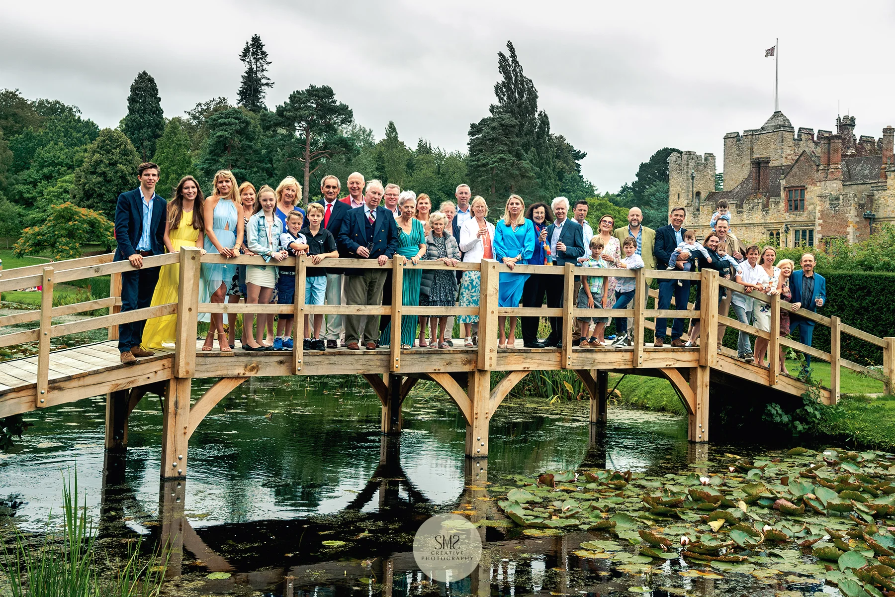 Birthday celebrations at Hever Castle in August 2018.