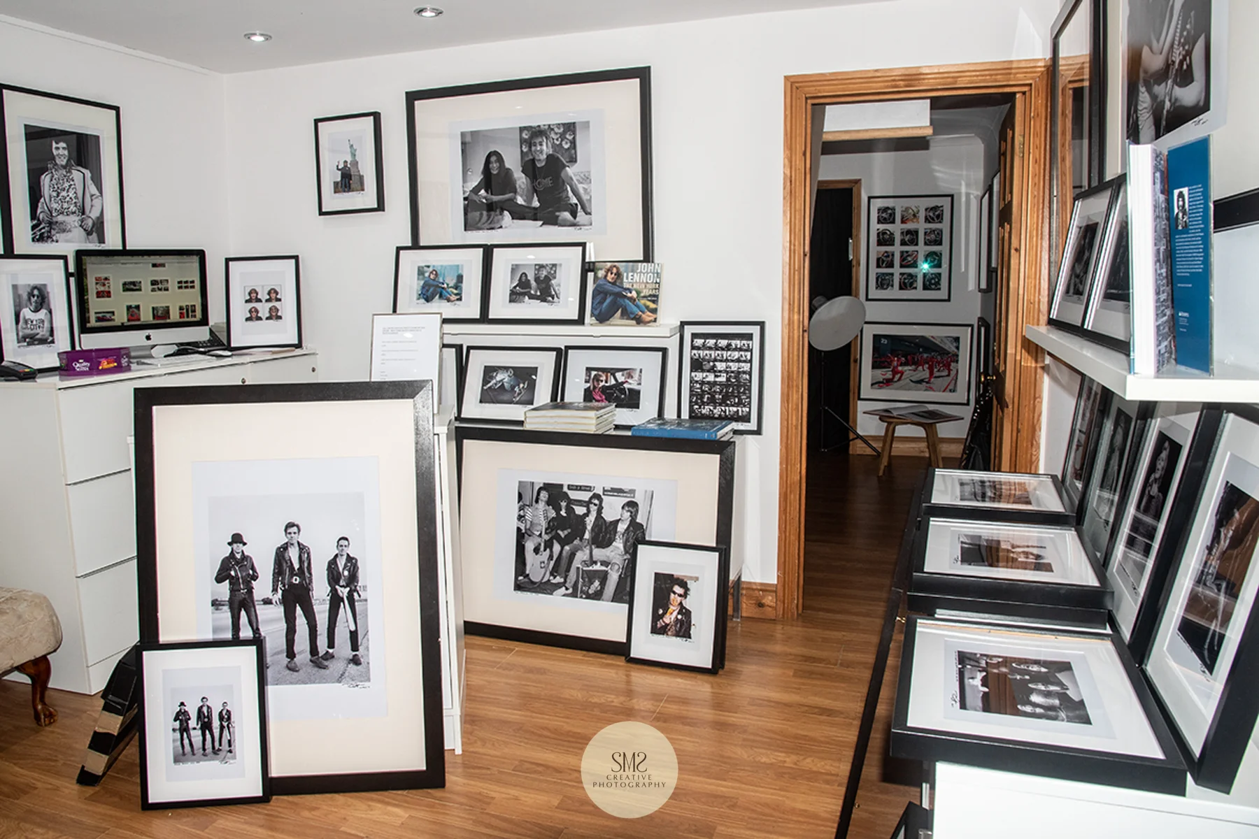 Stephen Colegrave’s Pop-Up exhibition of photographs by New York based photographer Bob Gruen at the studio last December.