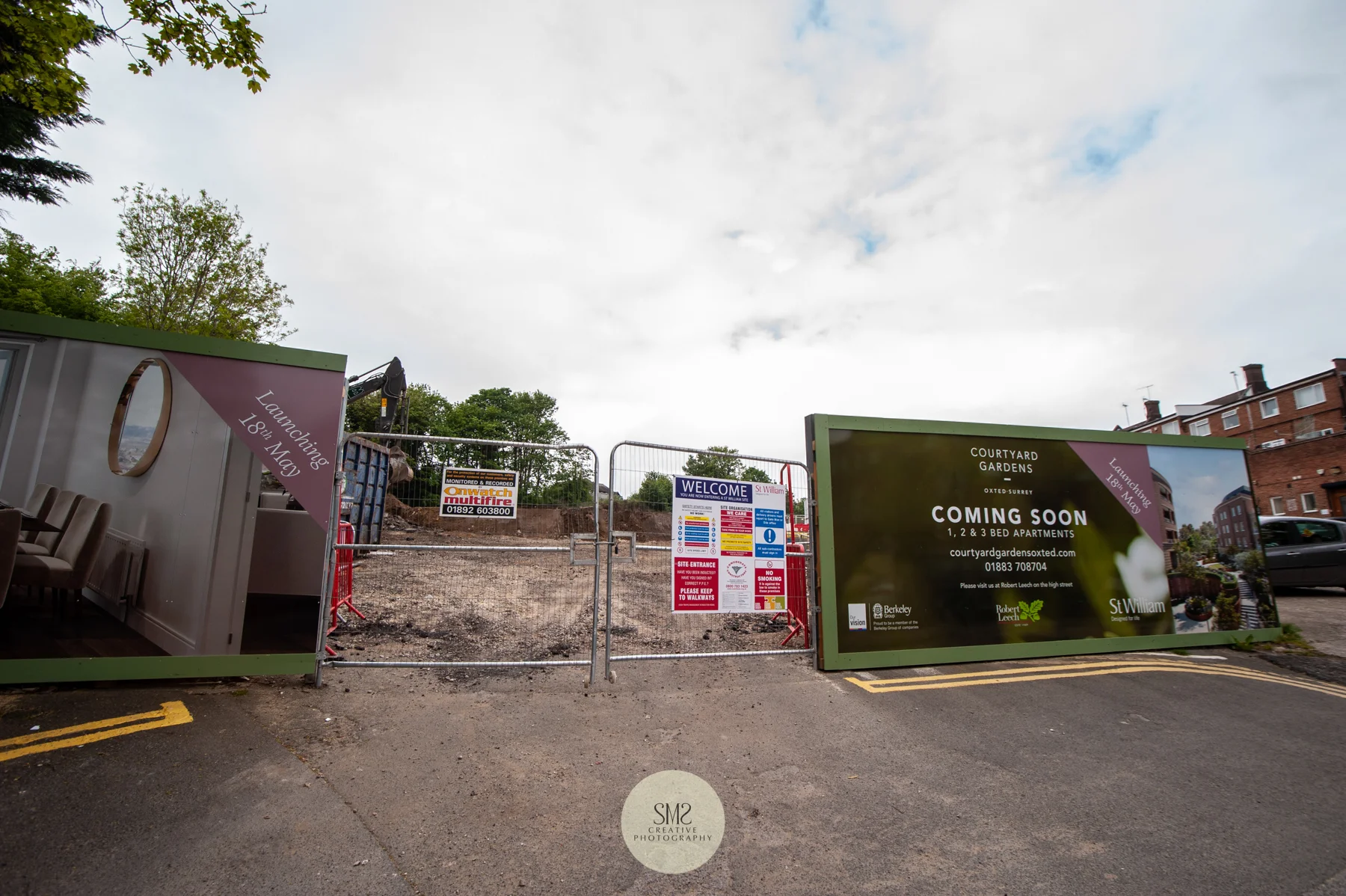 The tarmac has been removed from the former Johnsdale car park.