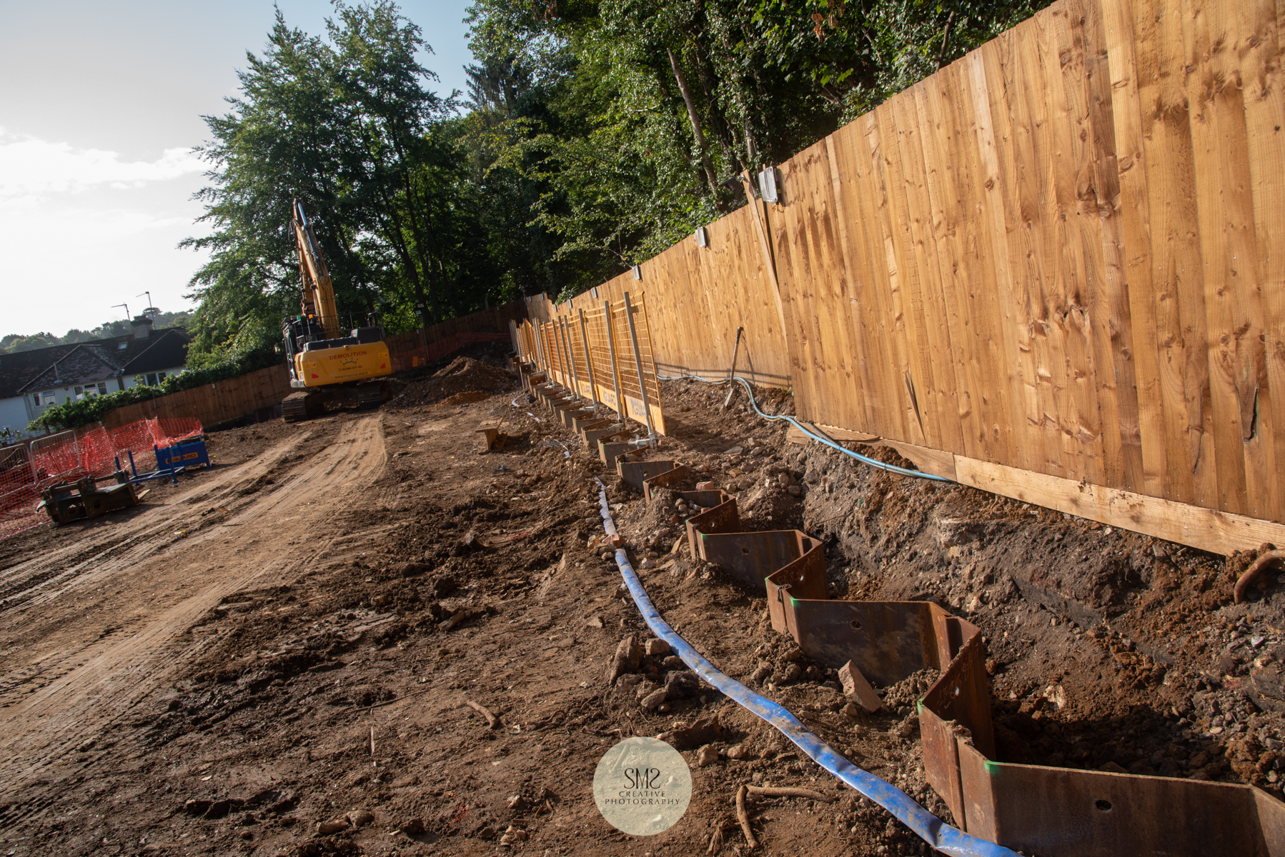  Sheet piling ready for the next process to take place, update to follow on the next blog. 