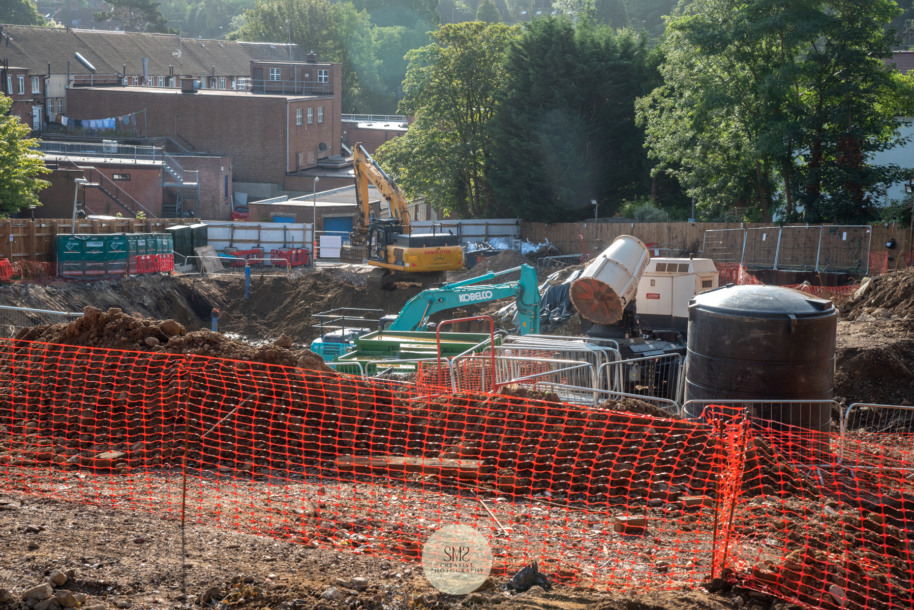  Looking towards what will be the underground car park. 