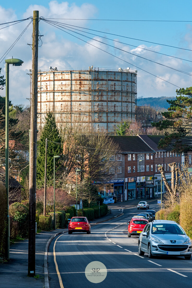 Oxted gasholder August 2018