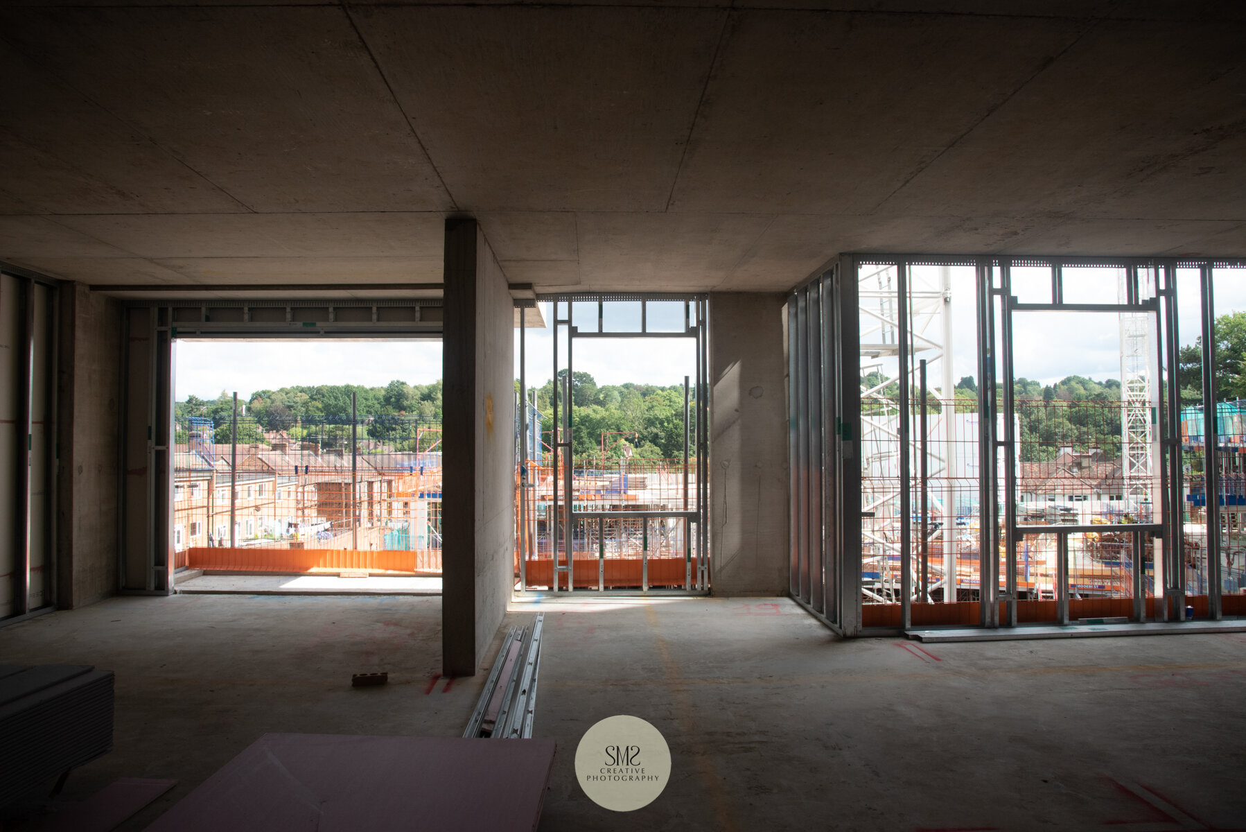  A spacious view inside an apartment on Level 02. 