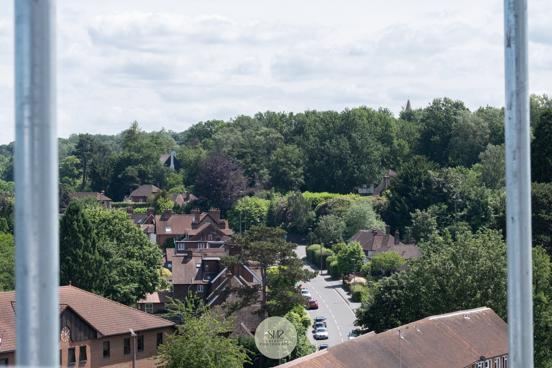  The view from one of the penthouses in Block C looking towards the top of Snatts Hill.. 