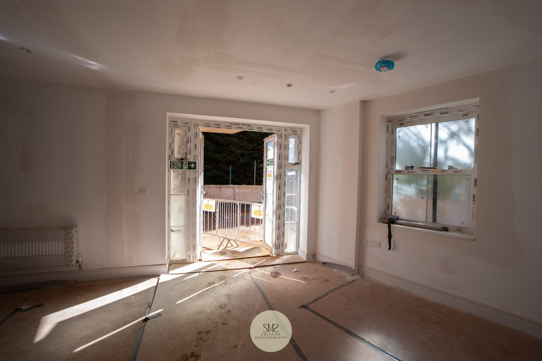  Living room onto a terrace in Block C. 