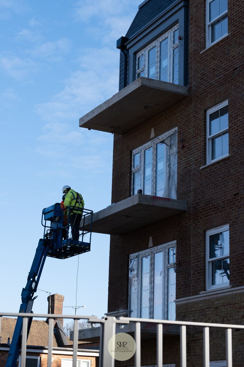  Working outside Block C. 