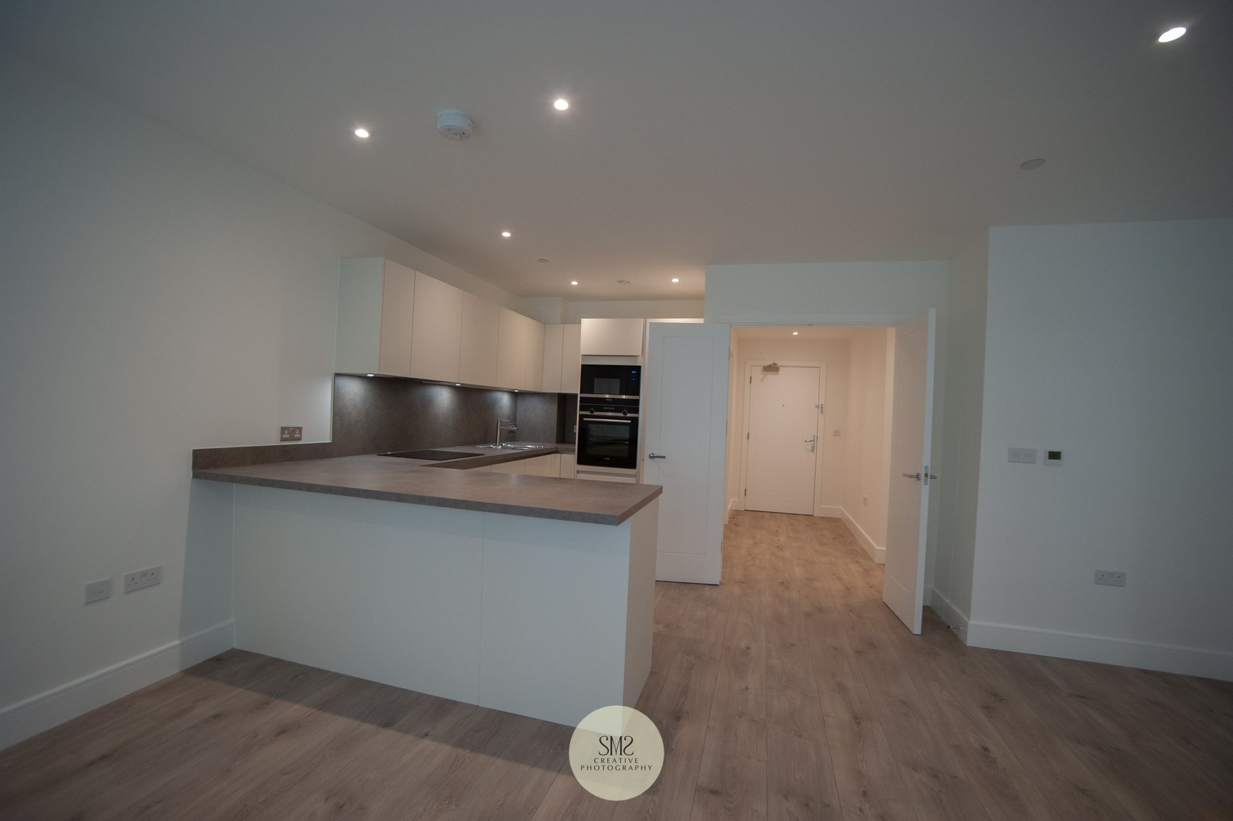  A finished kitchen in Harwick House - Block C. 