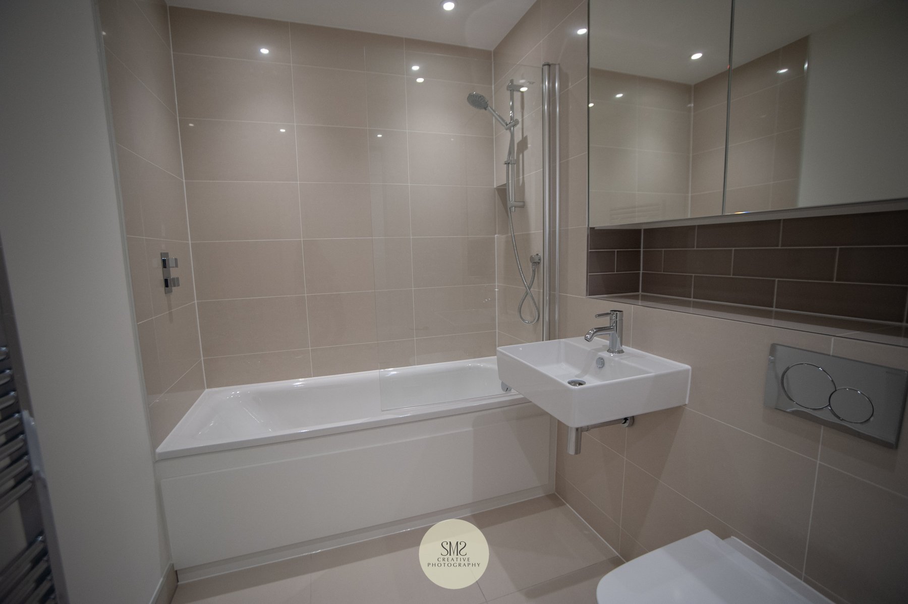  A finished bathroom in Hardwick House - Block C. 