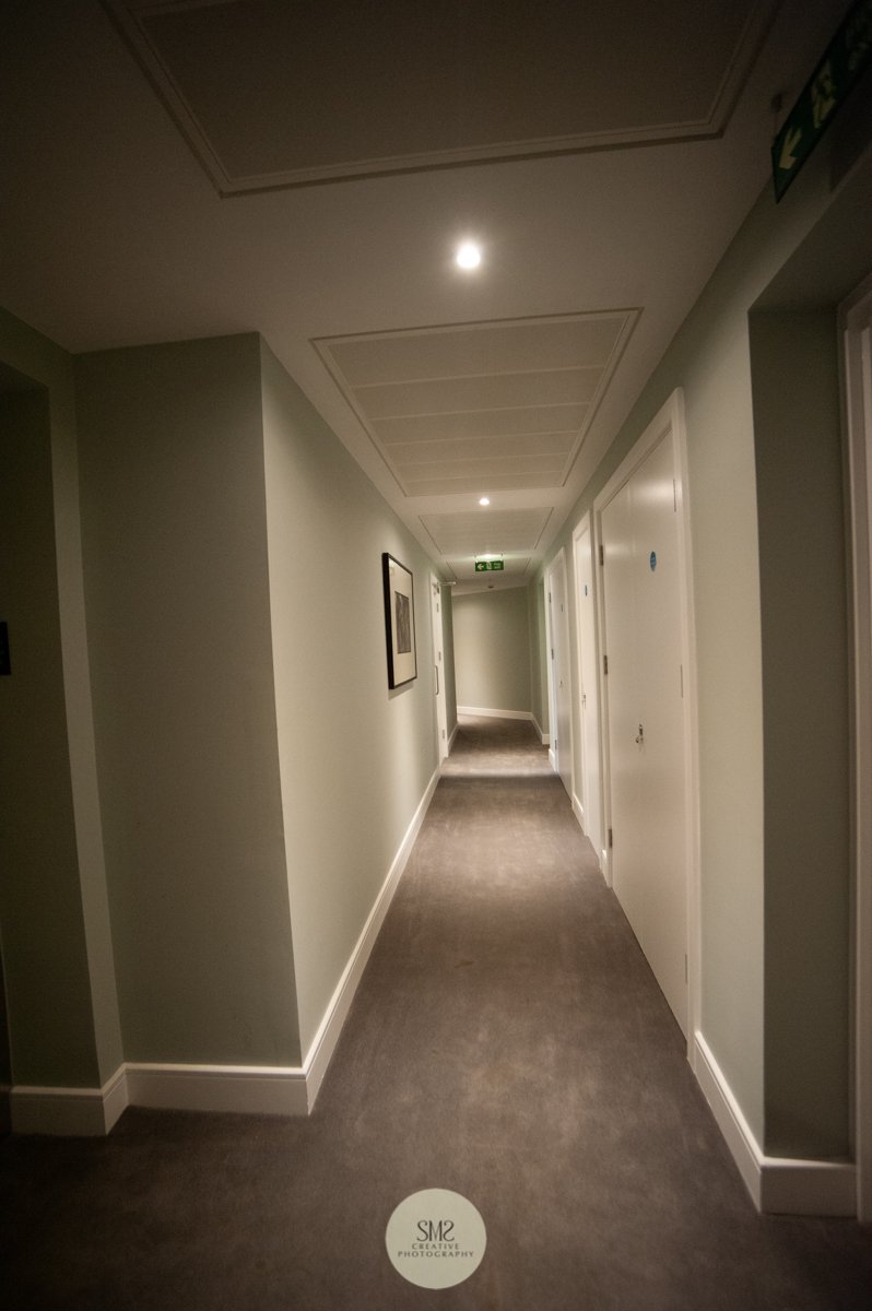  A corridor in Hardwick House - Block C. 