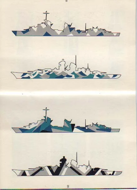 A collection of Dazzle Designs (known as Measures)