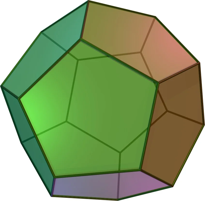 Dodecahedron (12 Pentagons, 0 Hexagons)