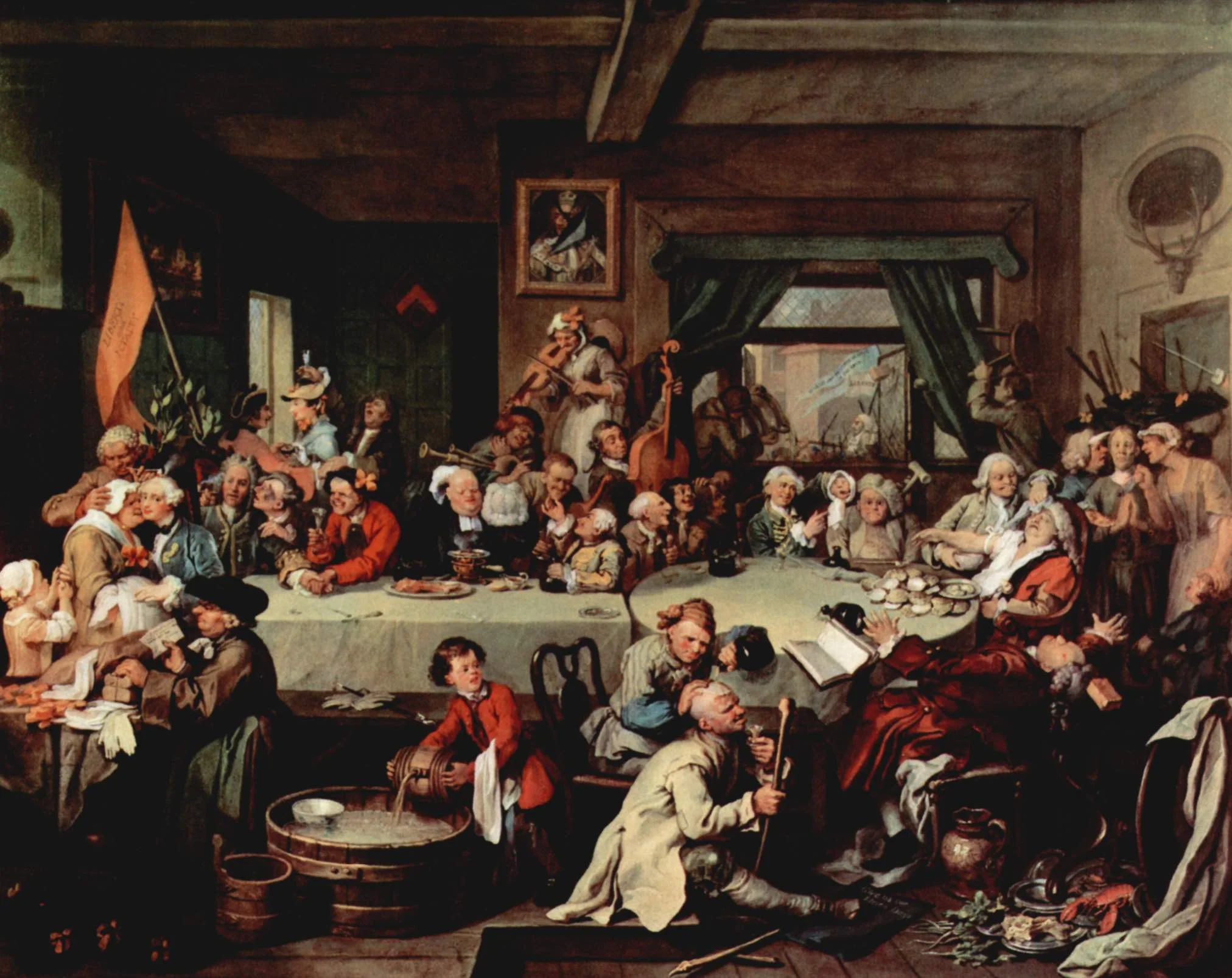 William Hogarth's Humours of an Election, 1755