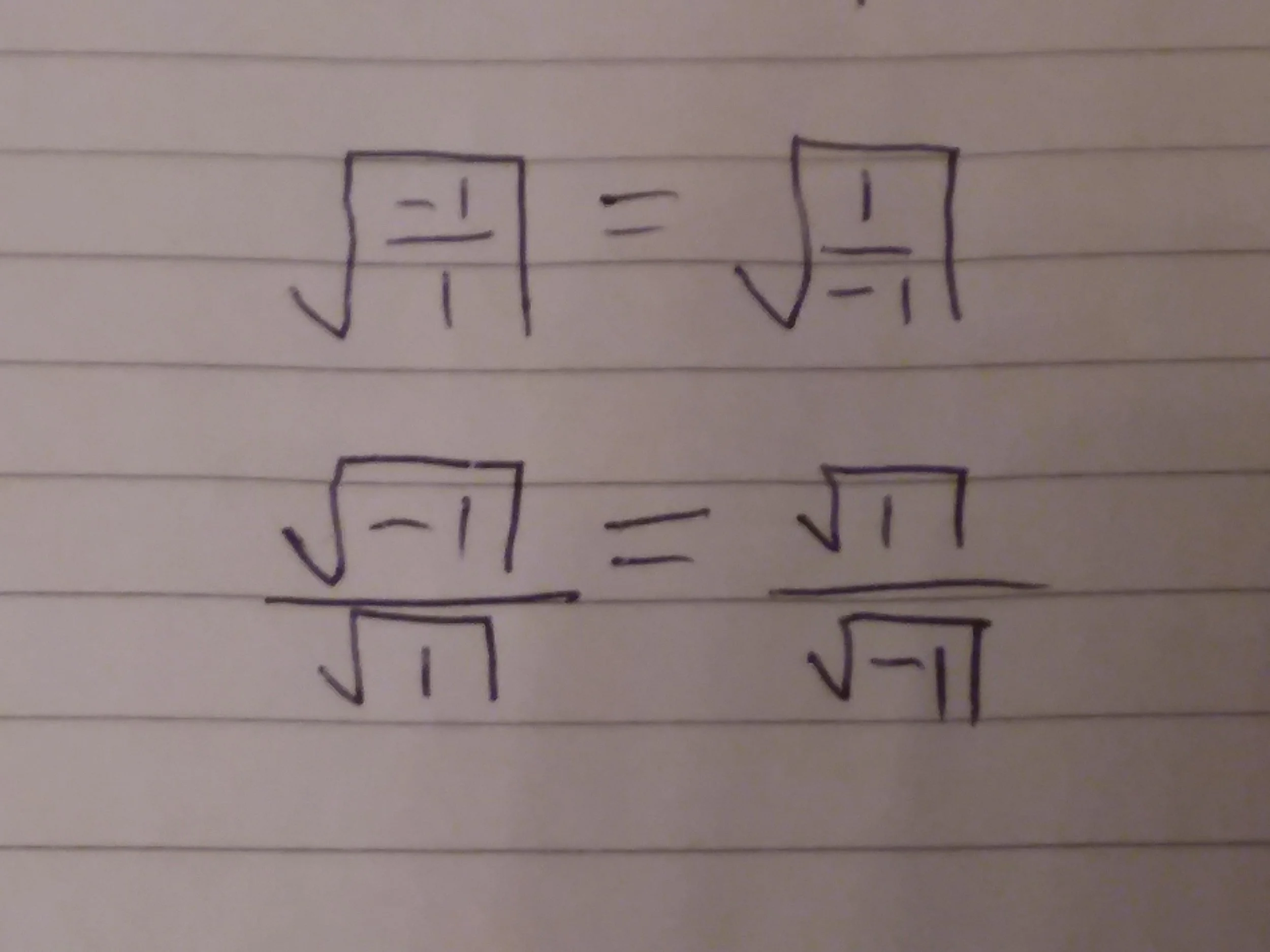 Applying surd rules I am splitting the square roots into two. If unconvinced, try writing everything to the power of a half instead and use indices rules and you will get the same thing.