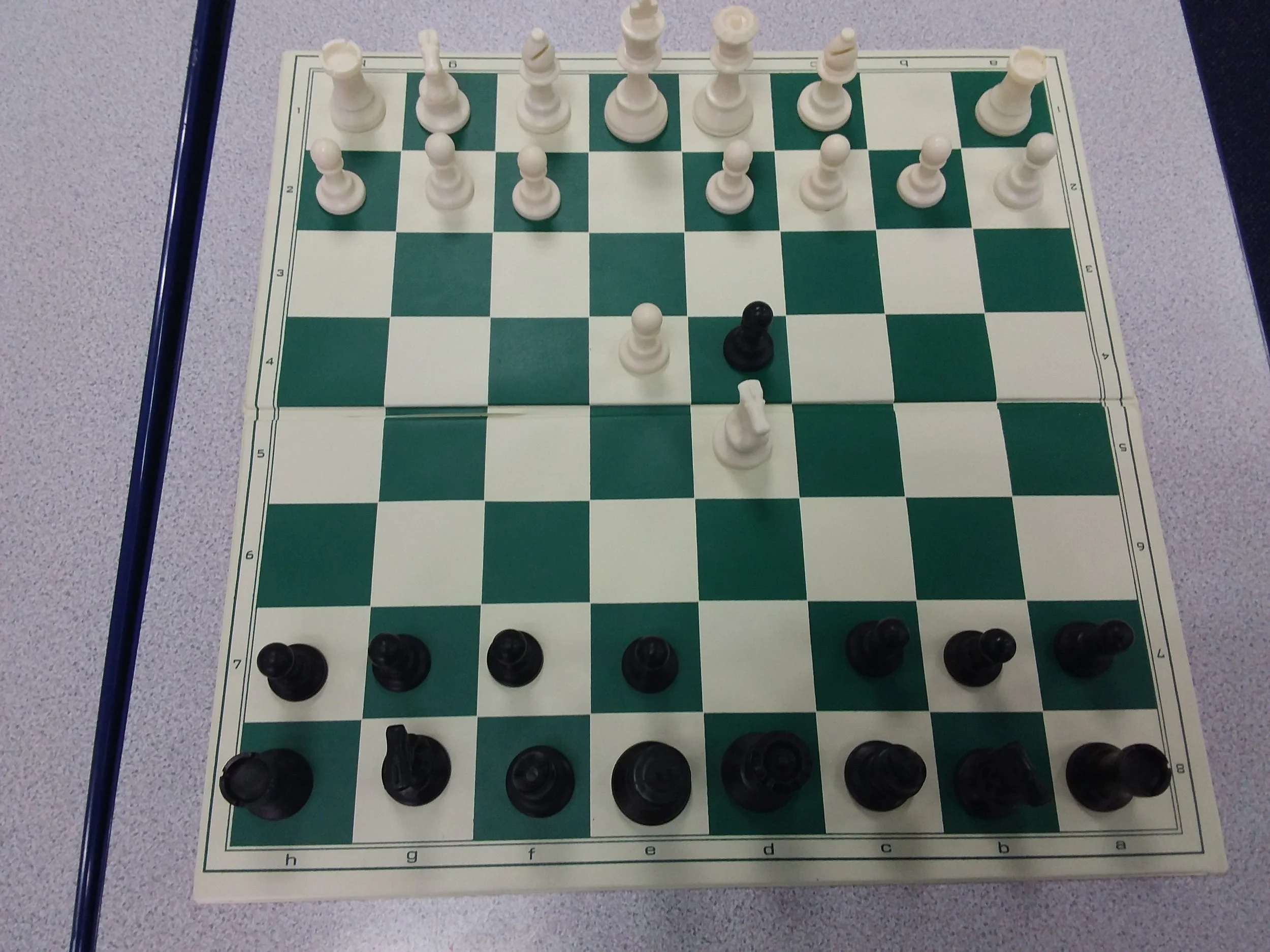 White tries to grab the centre, but the knight can be kicked with either c6 or e6. This is not good for White.