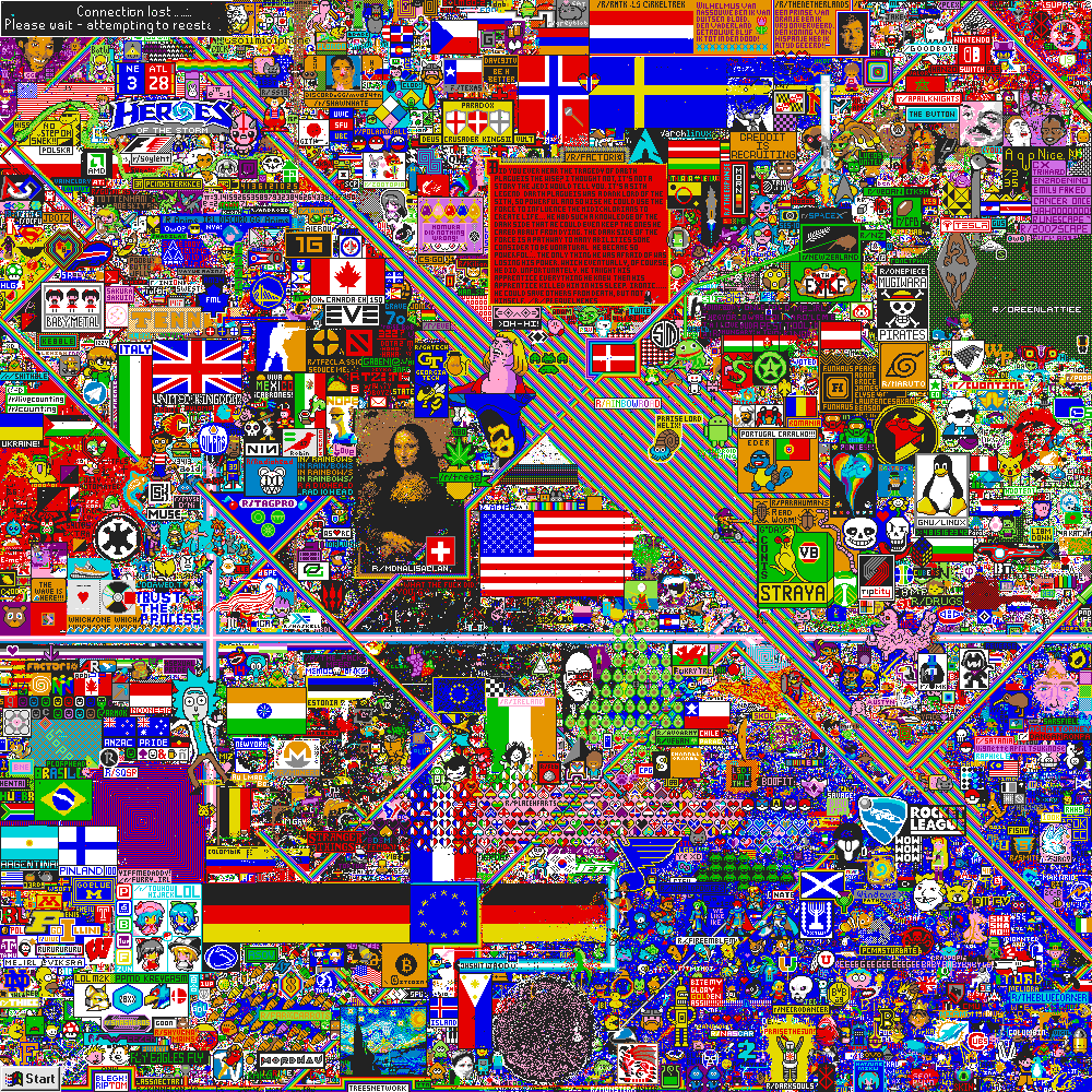 The progress after a day.