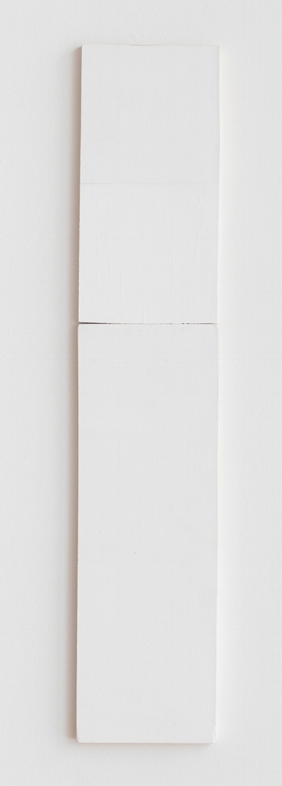 Fernanda Gomes Sem título, 2015 tinta latex s/ madeira, 50 x 10 cm Untitled, 2015 latex ink on wood, 19 11/16 x 17 ¾ inches