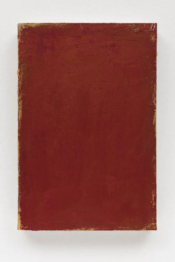 Sérgio Sister Vermelho Dante, 2016 óleo sobre tela, 30 x 20 cm Dante Red oil on canvas, 11 13/16 x 7 ⅞ inches