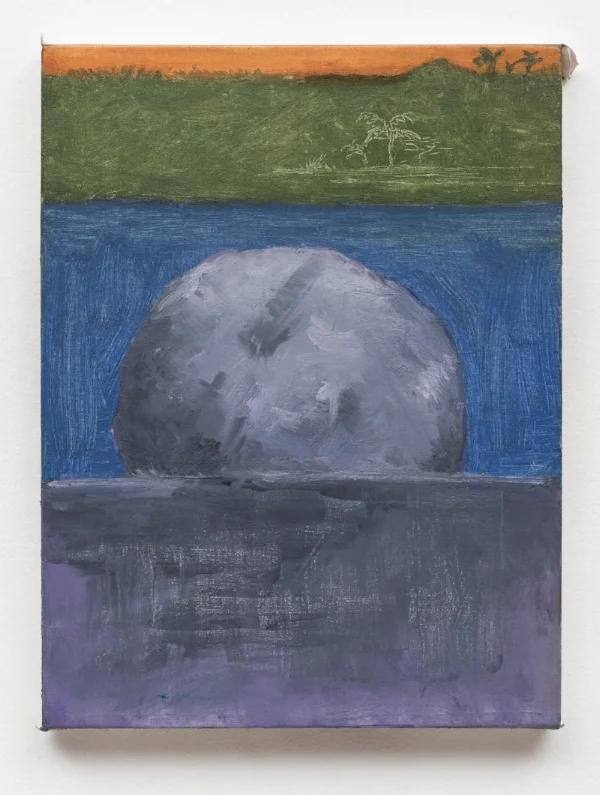 Rodrigo Bivar Pedra Branca, 2016 óleo s/ tela, 40 x 30 cm White Stone, 2016 oil on canvas, 15 ¾ x 13/16 inches