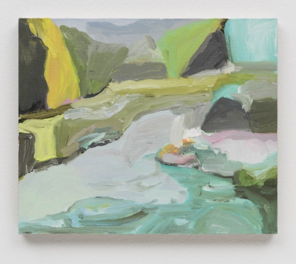 Gabriela Machado Further On Air, Série Hamptons, 2016 óleo s/ linho, 20 x 30 cm Further On Air, Hamptons Series, 2016 oil on linen, 7 ⅞ x 11 13/16 inches