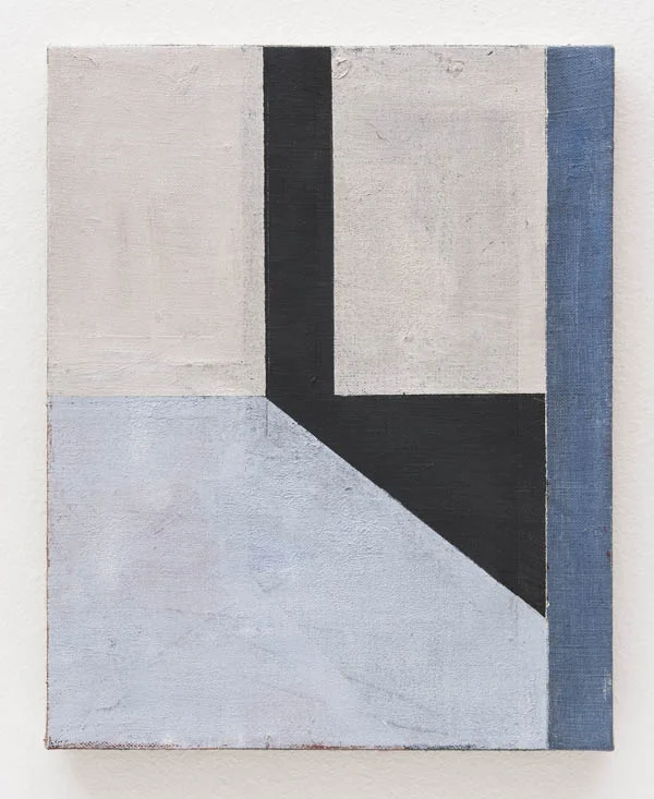 Fabio Miguez Fresta , 2016 óleo e cera sobre linho, 30 x 24 cm Aperture , 2016 oil and wax on line, 11 13/16 x 9 7/16 inches