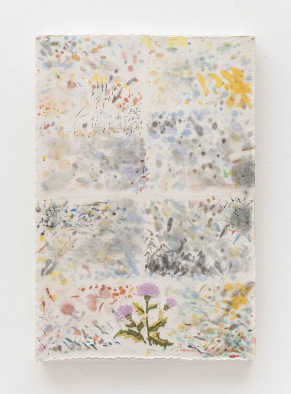 Jac Leirner Sem título , 2010 aquarela sobre linho, 51 x 34 cm Untitled , 2010 watercolour on line, 20 1/16 x 9 7/16 inches