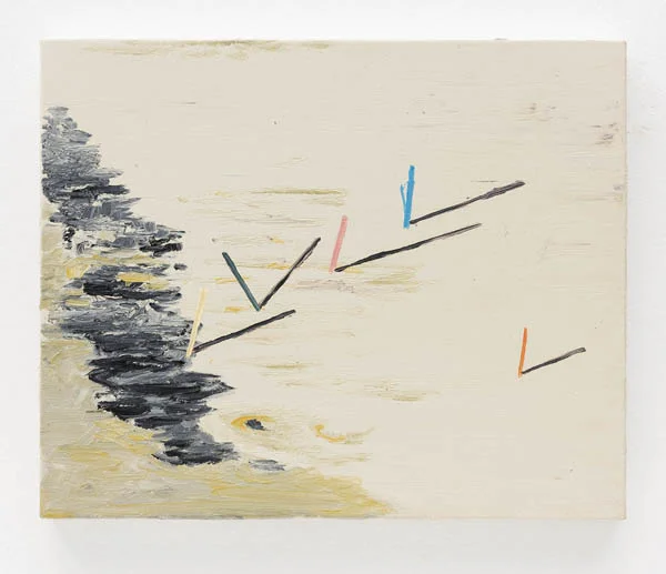 Marina Rheingantz Bastão de cor , 2016 óleo sobre tela, 24 x 30 cm Colour stick , 2016 oil on canvas, 9 7/16 x 11 13/16 inches