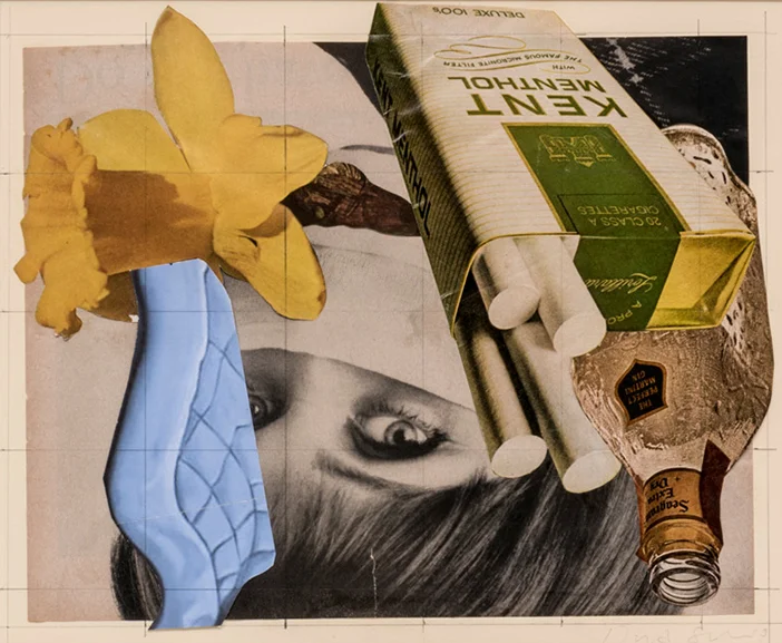 David Salle, Sem título , 2013, colagem | collage , 23,5 x 29 cm