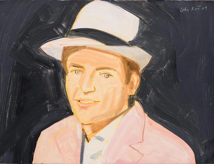 Alex Katz, Rica , 2009, óleo s/ tela | oil on board , 30 x 40 cm