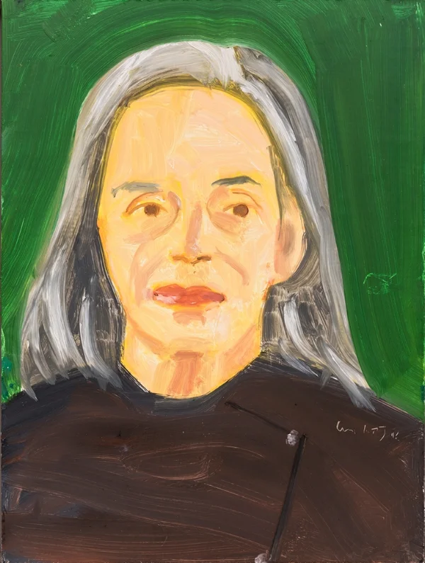 Alex Katz, Ada , 2016, óleo s/ tela | oil on board, 40 x 30 cm