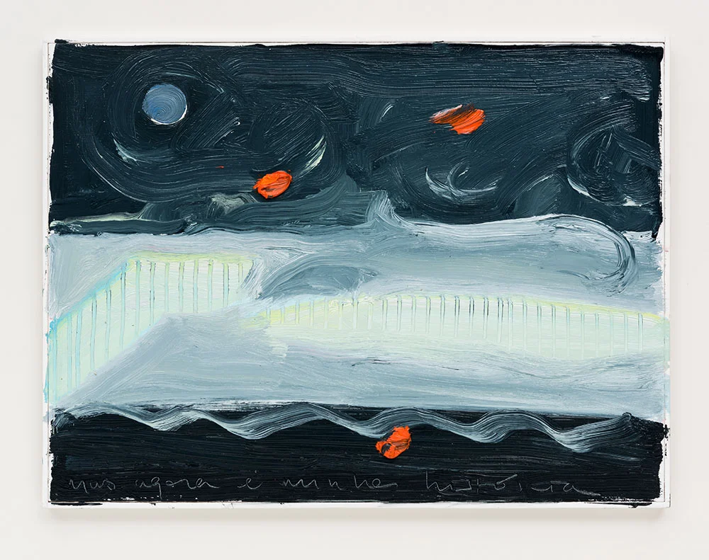 Gabriela Machado, Mas agora é minha história , 2017, óleo sobre linho | oil on linen , 30 x 40 cm