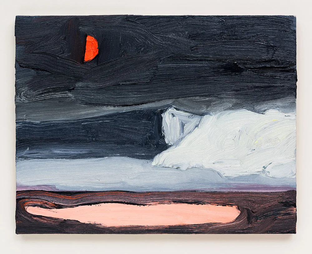 Gabriela Machado, Luas | Moons , 2017, óleo sobre linho | oil on linen , 30 x 40 cm