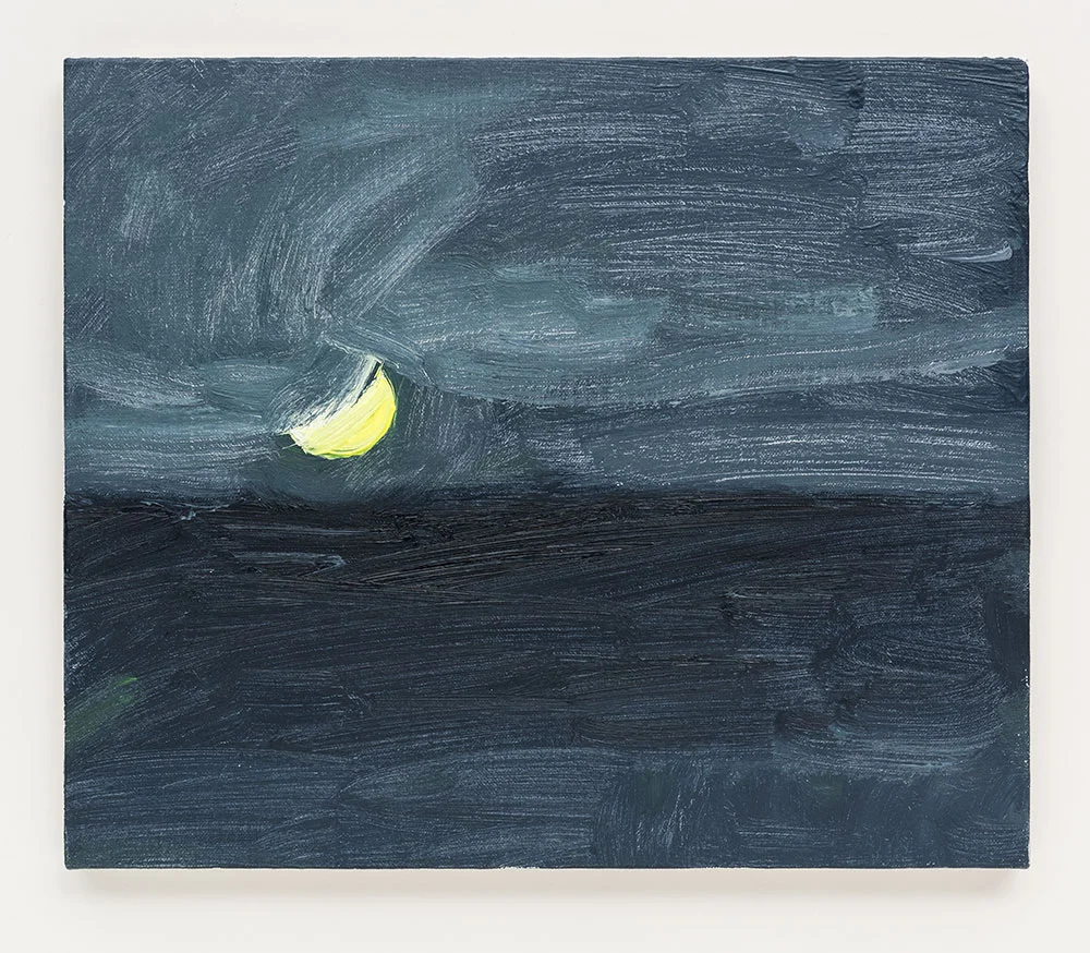 Gabriela Machado, Luas | Moons , 2017, óleo sobre linho | oil on linen , 20 x 30 cm