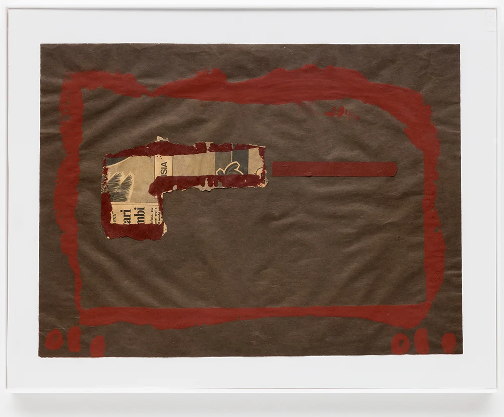 Pistola | Pistol, 1986, técnica mista sobre papel | m ixed media on paper, 28,5 x 38,5 cm | 11 1/4 x 15 3/16"