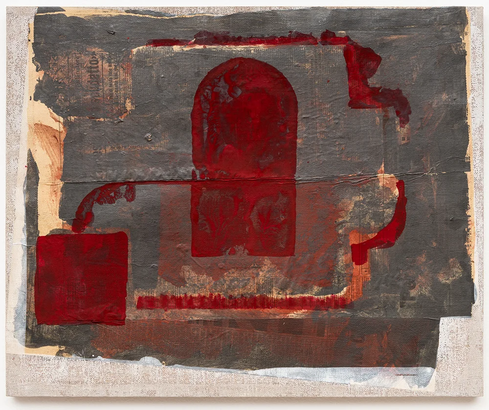 Fornalha | Furnace, 1985, técnica mista sobre tela | m ixed media on canvas , 50 x 61 cm | 19 11/16 x 24"