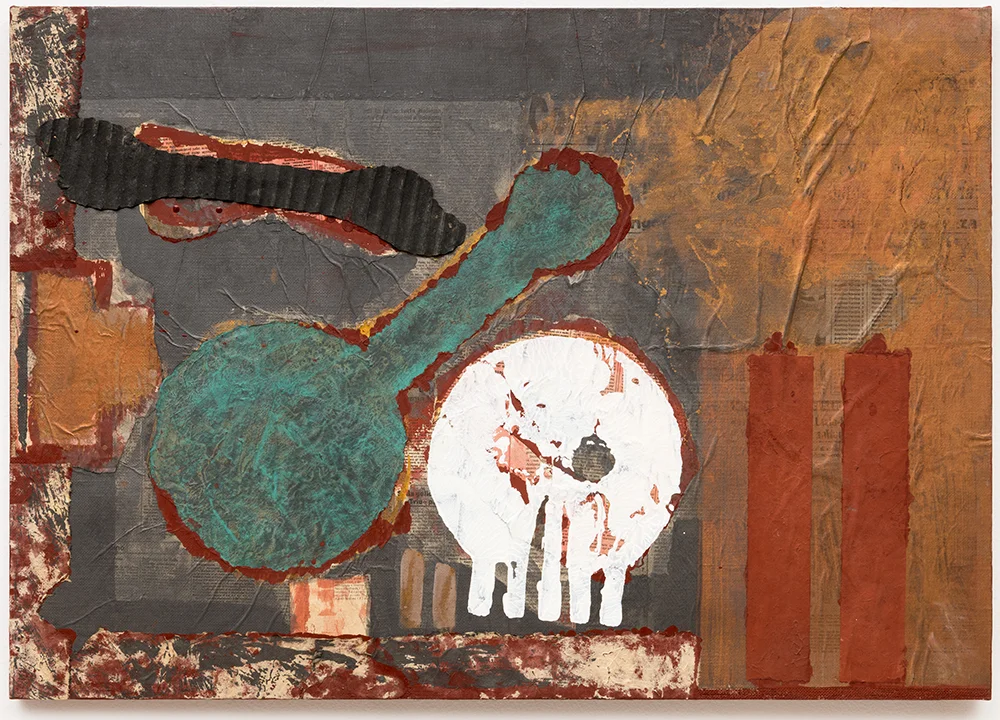 Sem título | Untitled, 1983-85, técnica mista sobre tela | m ixed media on canvas, 60 x 85 cm [ 2 3 5/8 x 33 7/16"