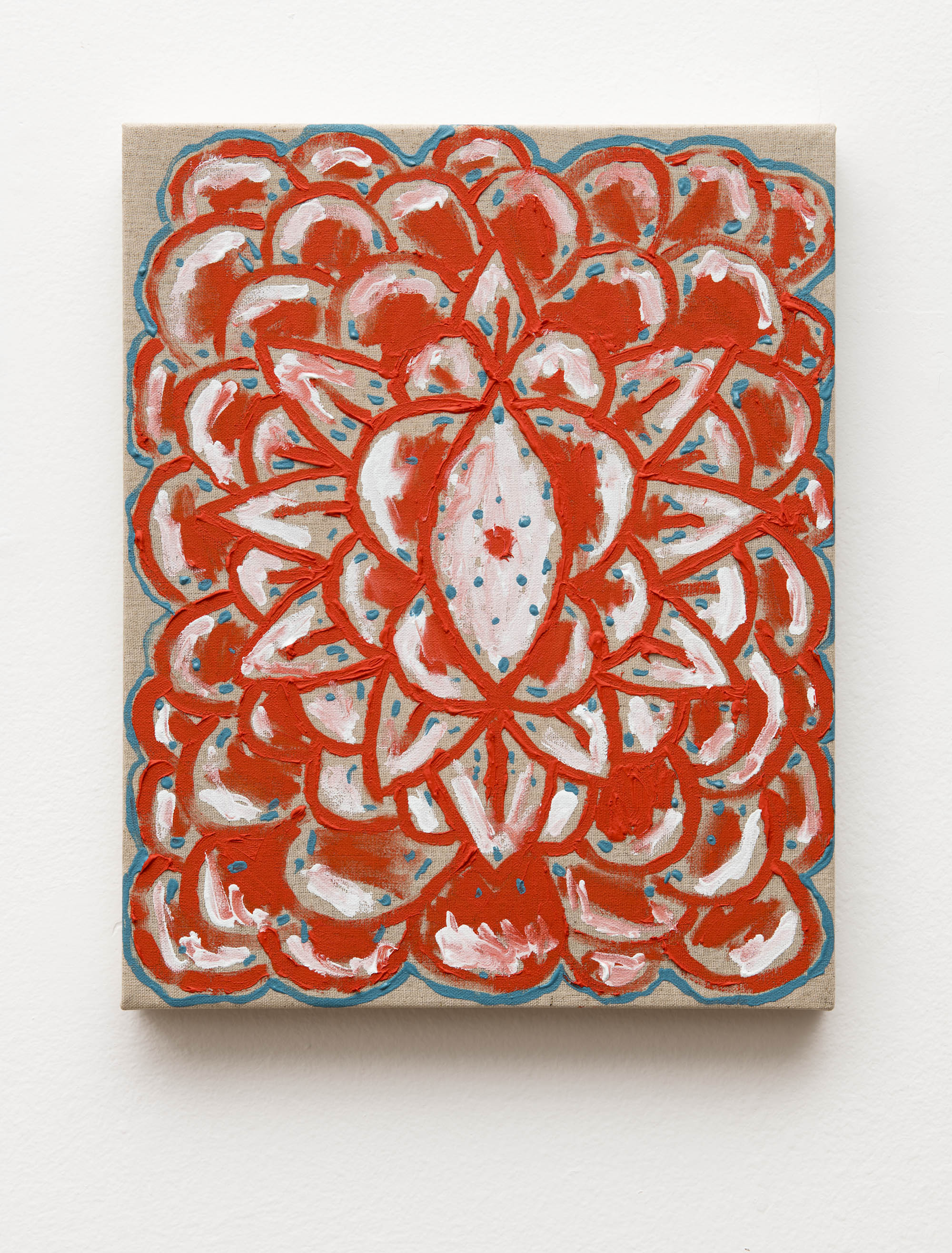 Flor Vermelha | Red Flower 2019 óleo sobre linho | oil on linen 37 x 30 cm