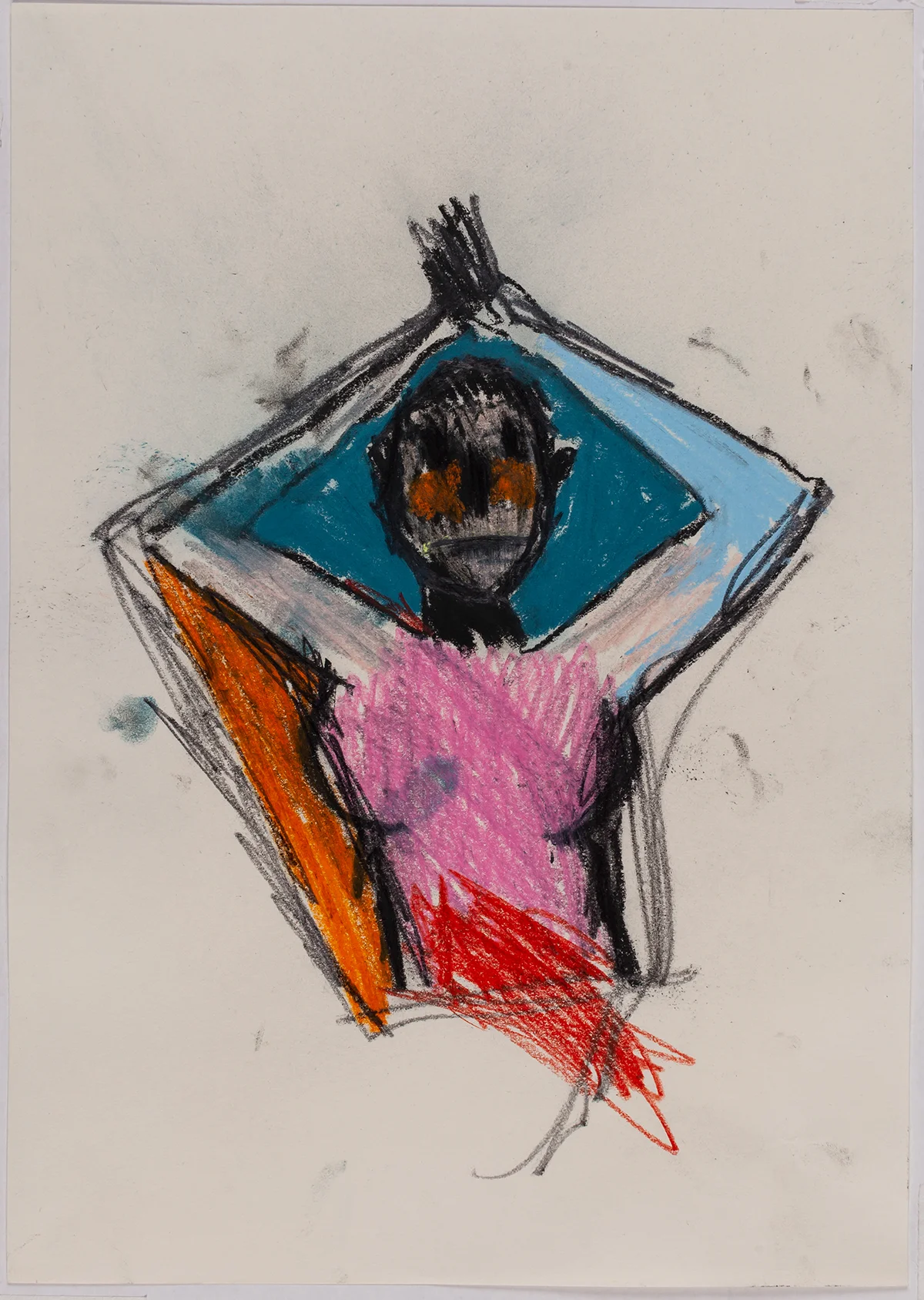Série Retratos da Bia | Bia’s Portraits Series 2016 técnica mista sobre papel | mixed media on paper 29.7 x 21 cm