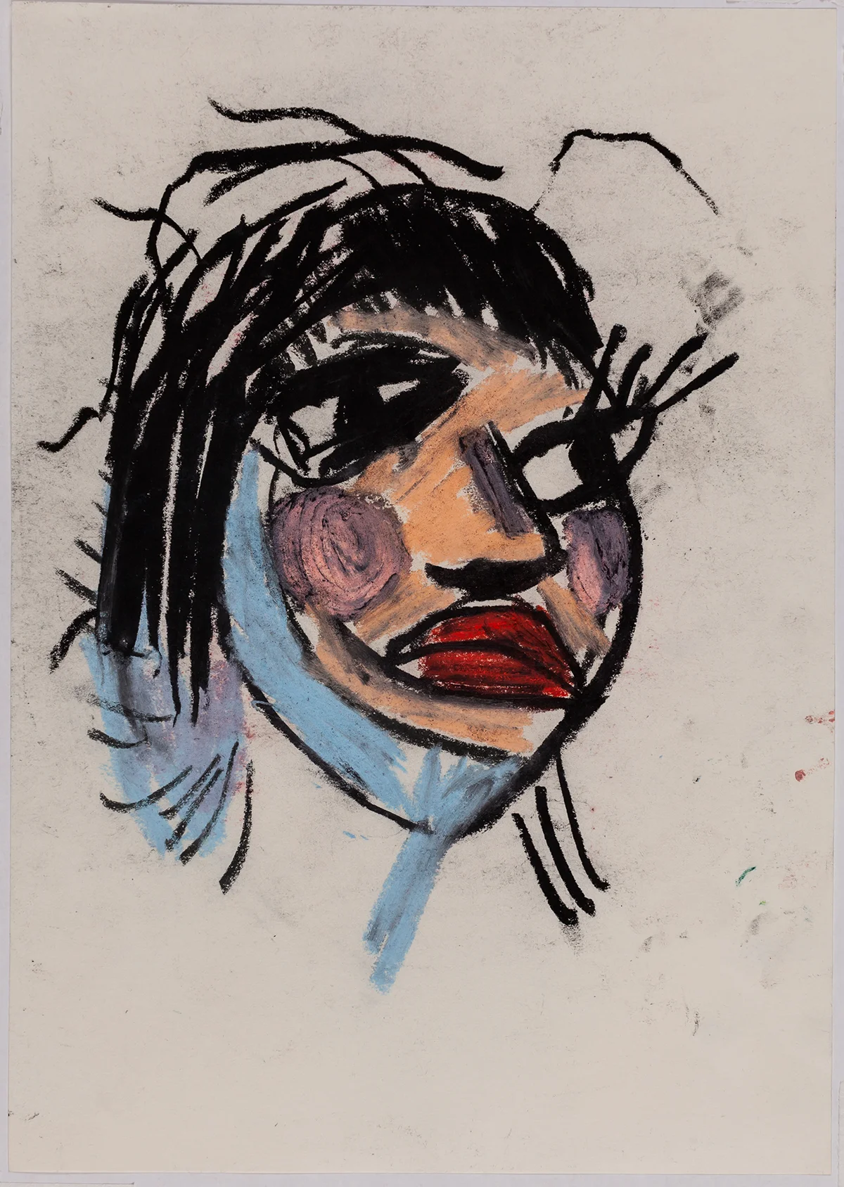 Série Retratos da Bia | Bia’s Portraits Series 2016 técnica mista sobre papel | mixed media on paper 29.7 x 21 cm