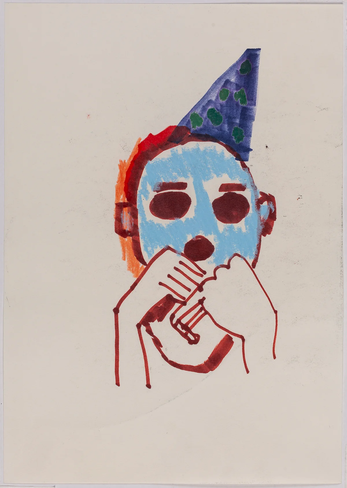 Série Retratos da Bia | Bia’s Portraits Series 2016 técnica mista sobre papel | mixed media on paper 29.7 x 21 cm