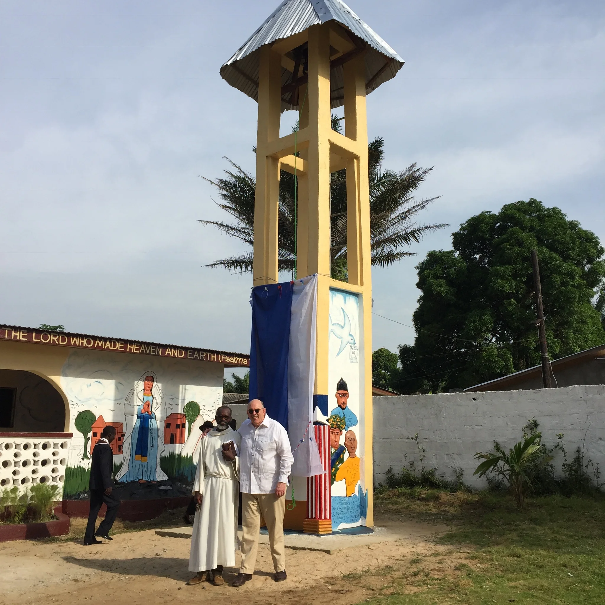 PACG helps commission commemorative bell tower in Liberia